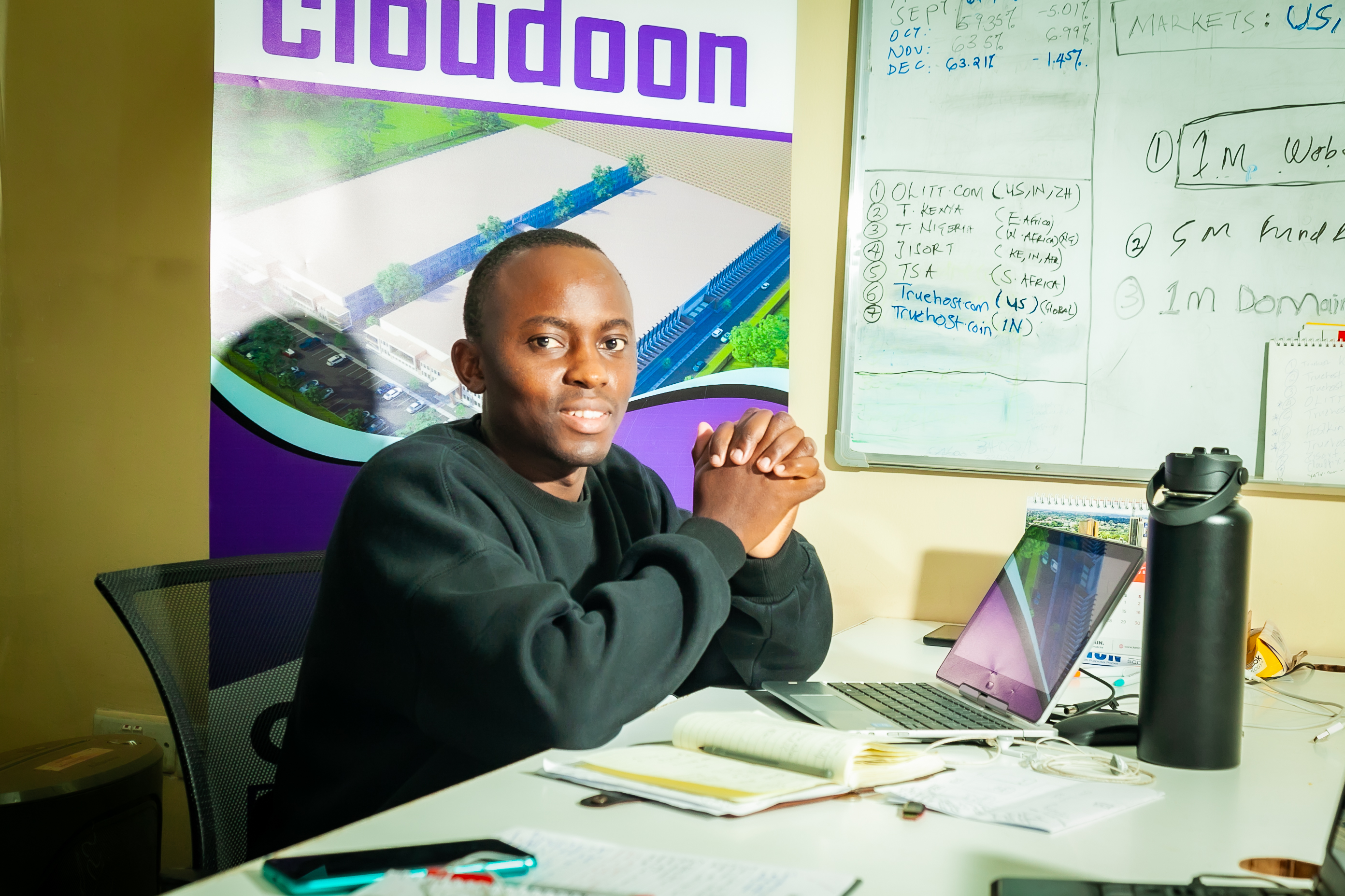 David Murimi. He currently runs Ryanada, Truehost Cloud, and OLITT