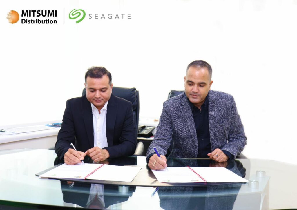 Satyen Chokhsi, Business Unit Head, Mitsumi Distribution and Mohit Pandey, Sales Head (Middle East Africa & Turkey) Seagate