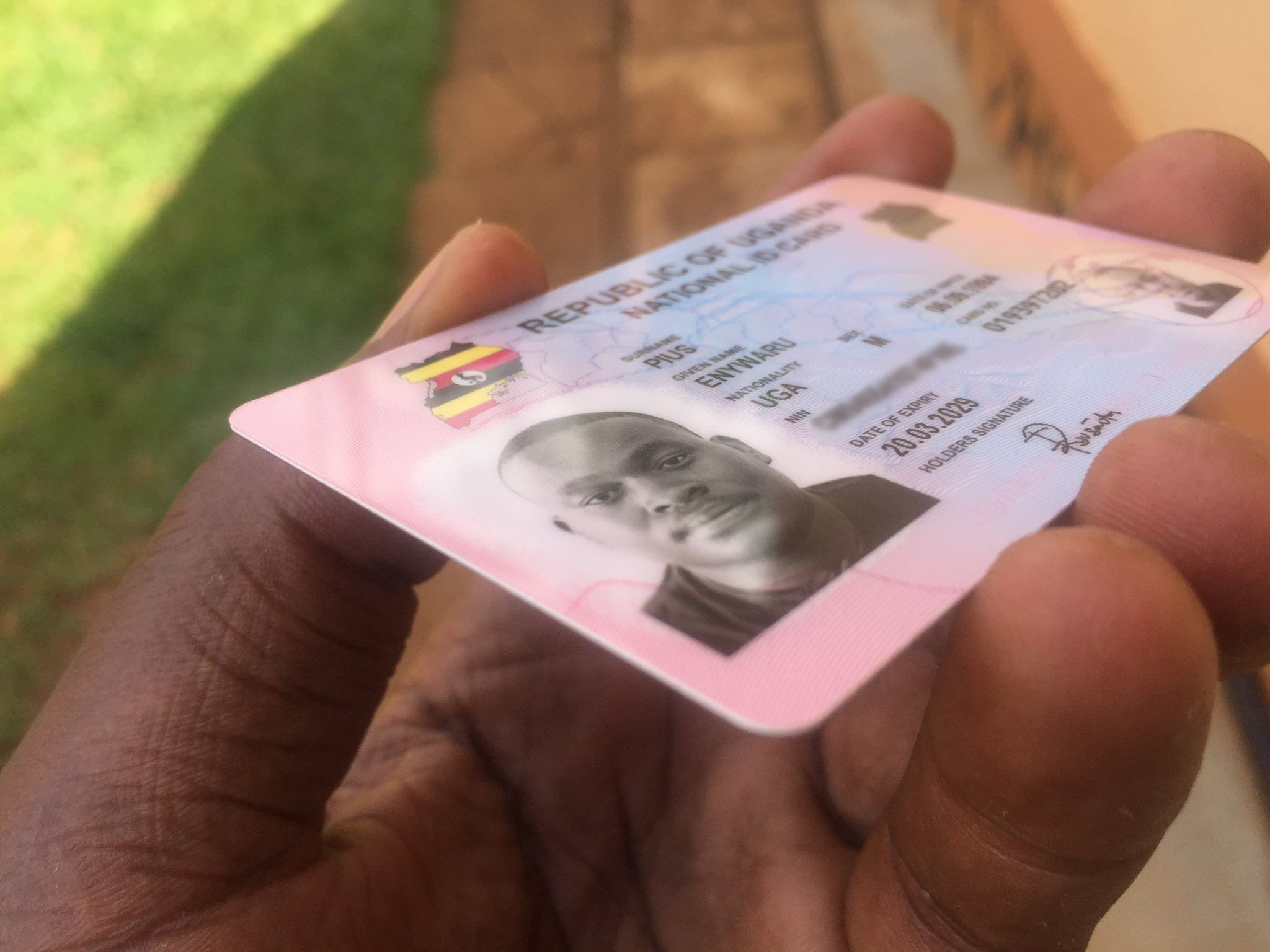 The current Ugandan ID [Photo: Courtesy]