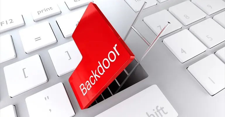 A backdoor is one of the most dangerous types of malware