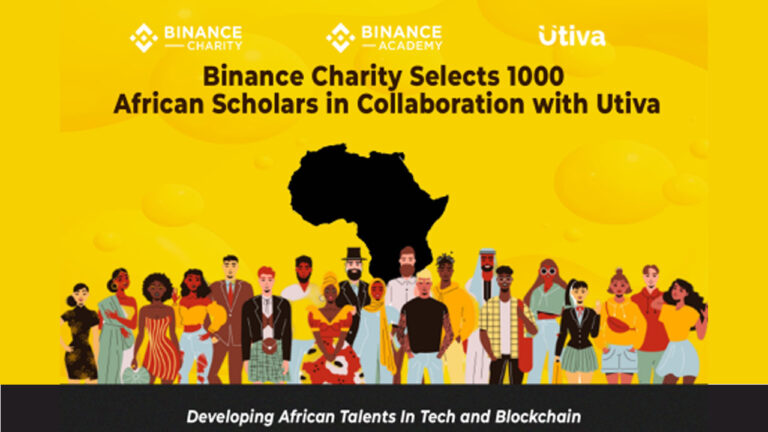 Binance charity has selected 1000 schorlarships for Africans to study Tech