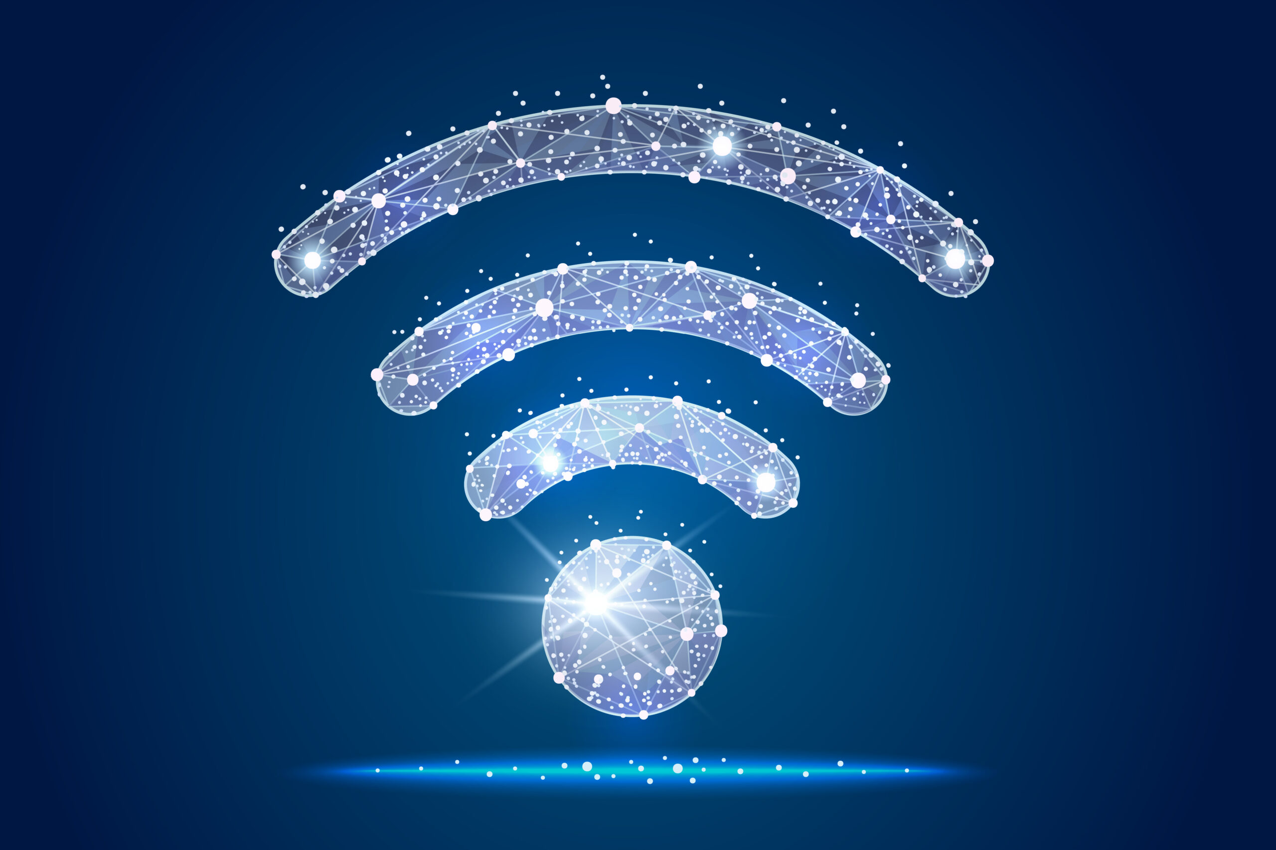 Wi-Fi Icon abstract design