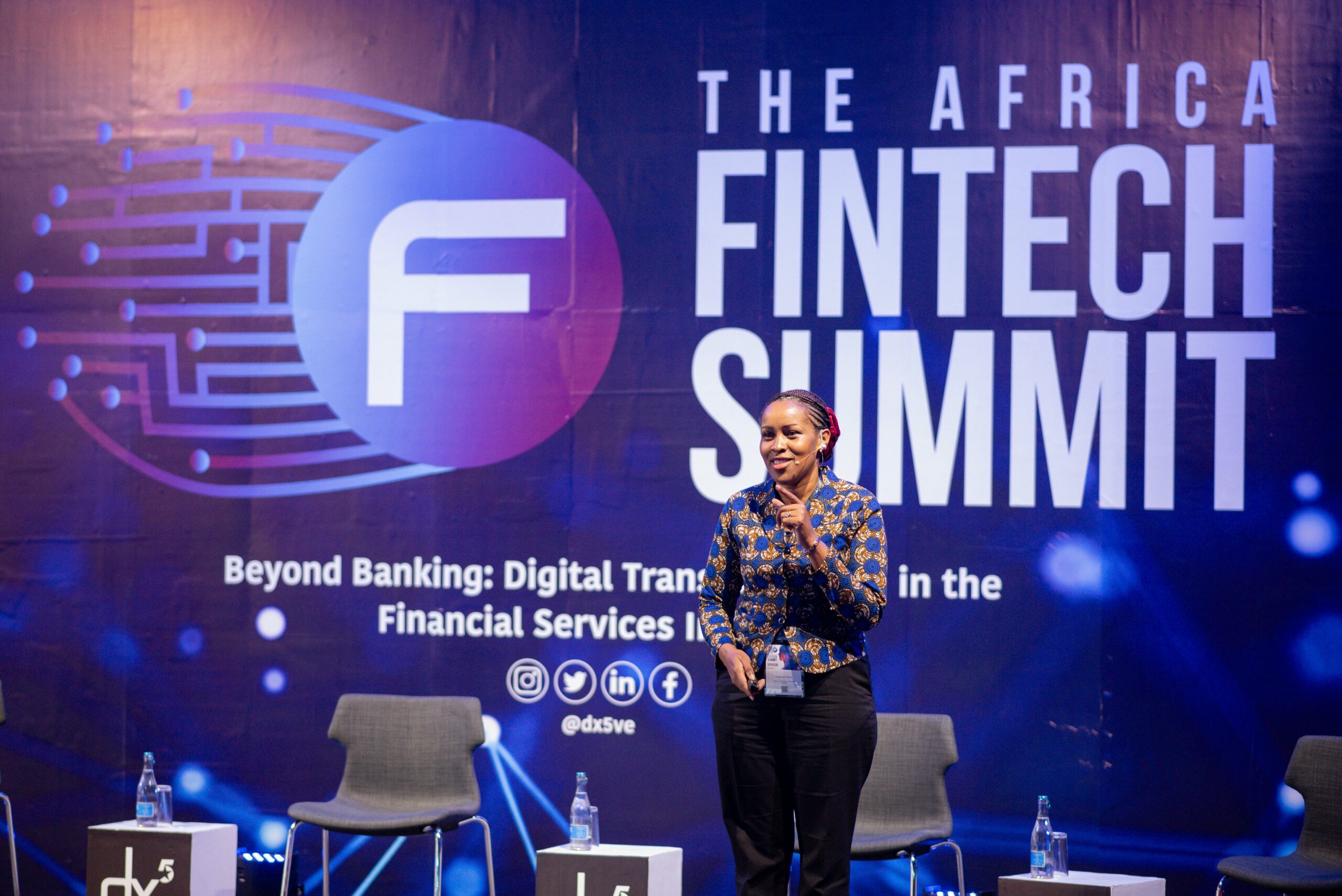 Huawei’s Senior Cloud Solution Manager, Catherine Maina, at the Africa Fintech Summit
