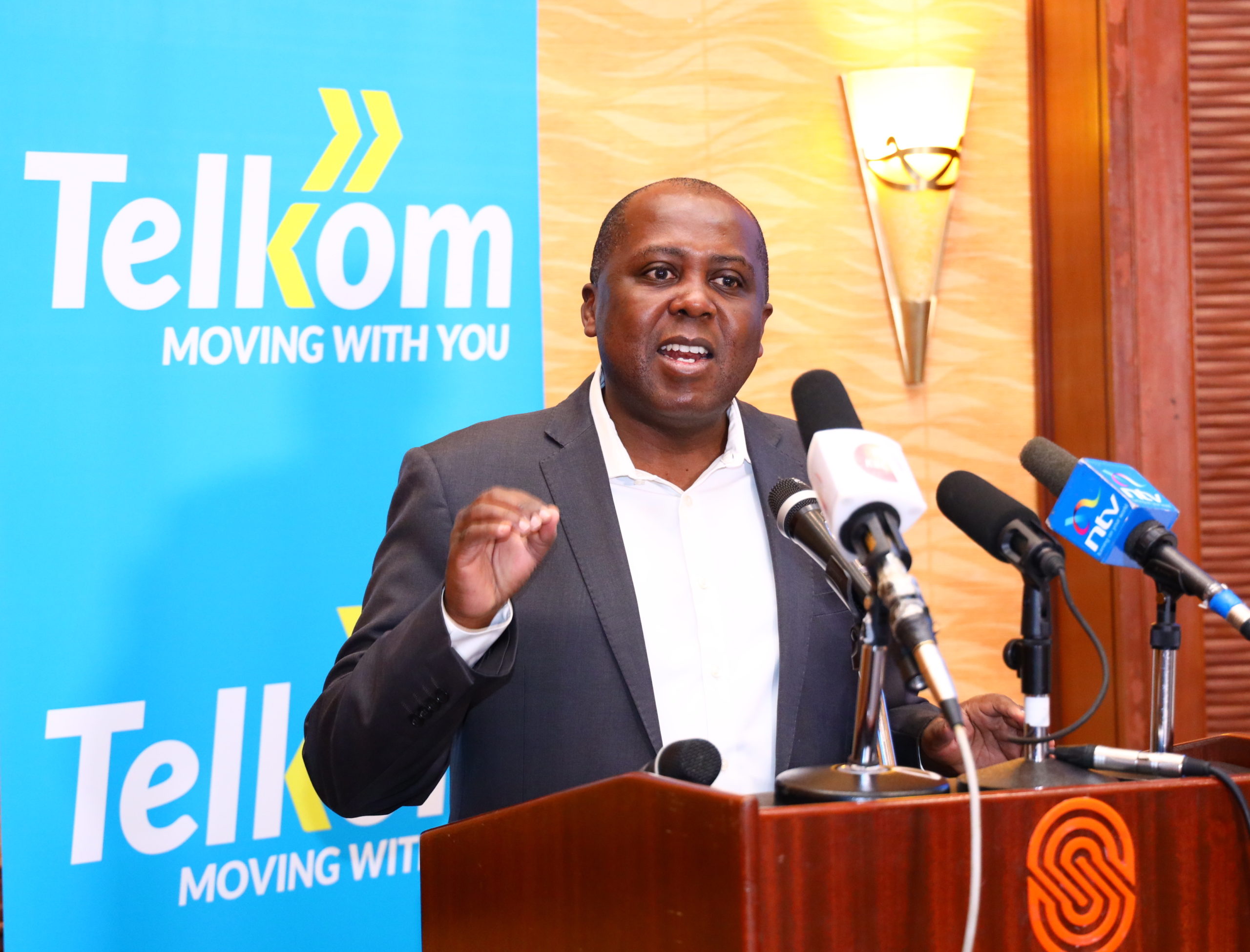 Telkom Kenya CEO, Mugo Kibati, at a past event