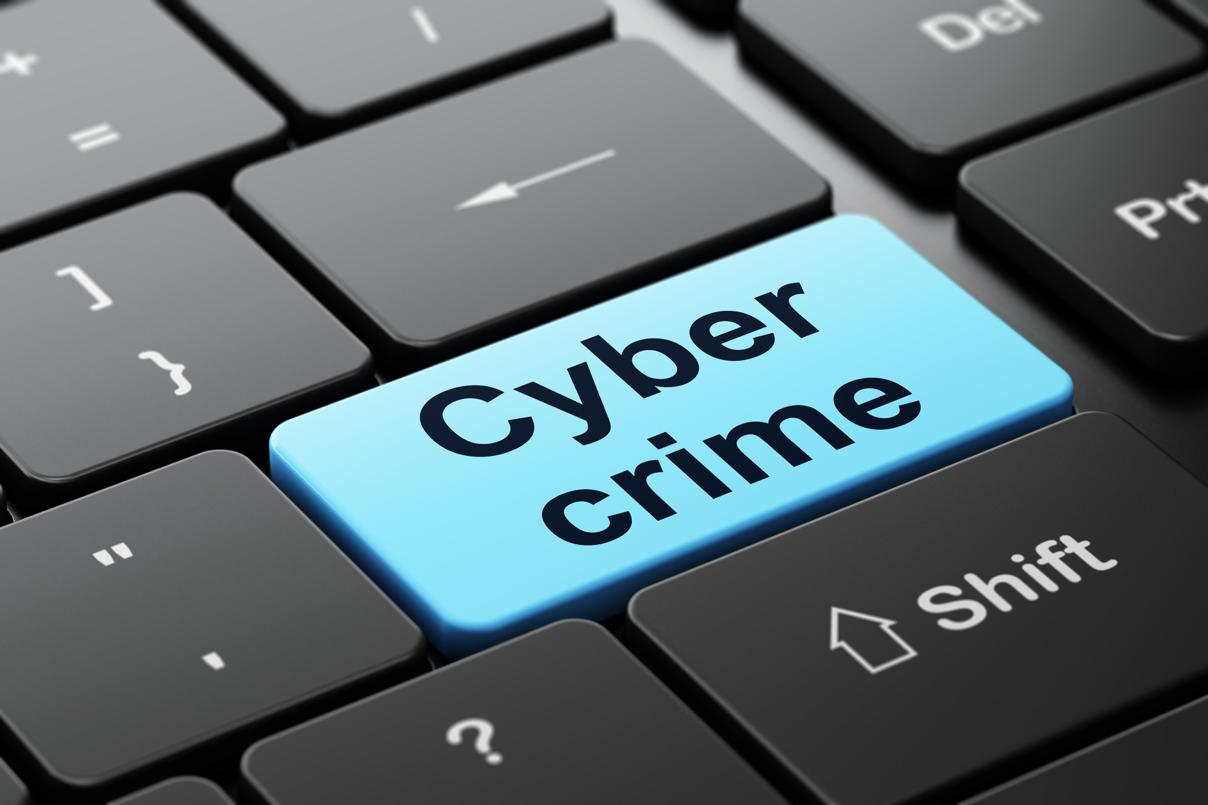 cyber crime keyboard