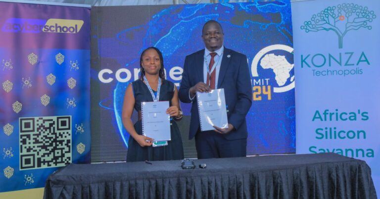 Konza Technopolis Development Authority (KoTDA) signed an MOU with Acyberschool to train one million Kenyan youths in AI and Cybersecurity