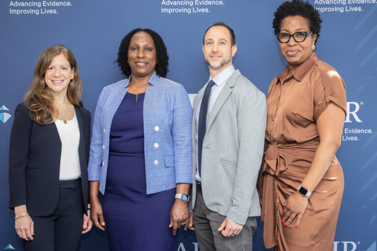 From Left: AIR President and CEO Jessica Heppen, Christine Kiecha, managing director of AIR’s Kenya, AIR Vice President David Seidenfeld and AIR Communications Officer Makini Nyenteh during the launch of The American Institutes for Research (AIR) new office in Kenya
