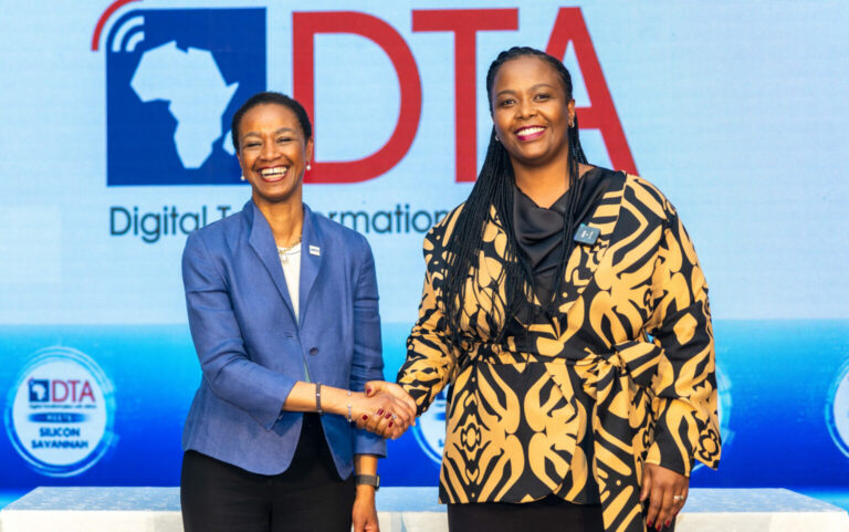 NBA Africa CEO Clare Akamanzi and U.S. Trade and Development Agency Director Enoh T. Ebong at the launch. Credit: NBA Africa