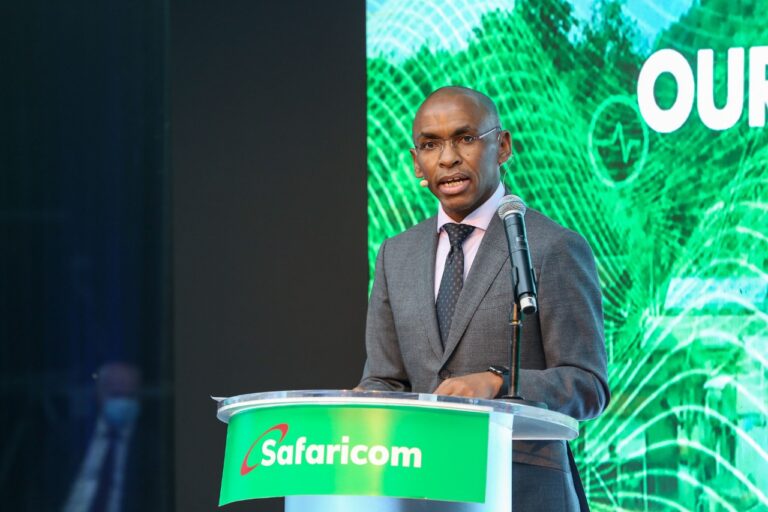 Safaricom CEO, Peter Ndegwa, at a past event. [Photo: COURTESY]