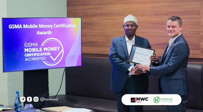 Hormuud Telecom Receives GSMA Re-Certification
