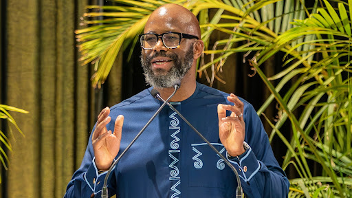 Ralph Mupita, President and CEO of MTN Group, during his working visit to Ghana where he announced a US$1.1 billion investment to strengthen network infrastructure, expand data centres and accelerate the country’s AI-driven digital transformation.