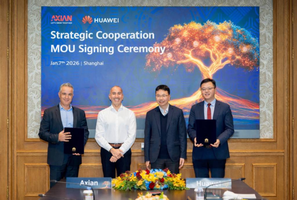 AXIAN Telecom Signs Partnership With Huawei