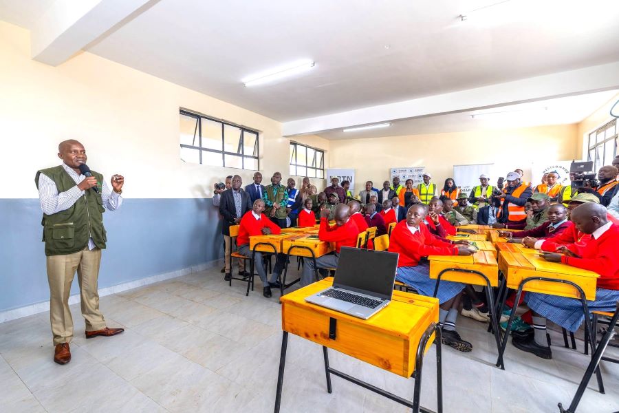 The Kenyan government has launched a nationwide programme to integrate digital learning into all 10,382 public junior schools
