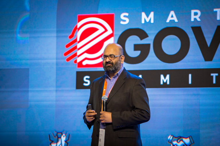 Imran Chaudhrey, Fortinet's Country Manager for East Africa speaking at Smart Gov Summit 2026