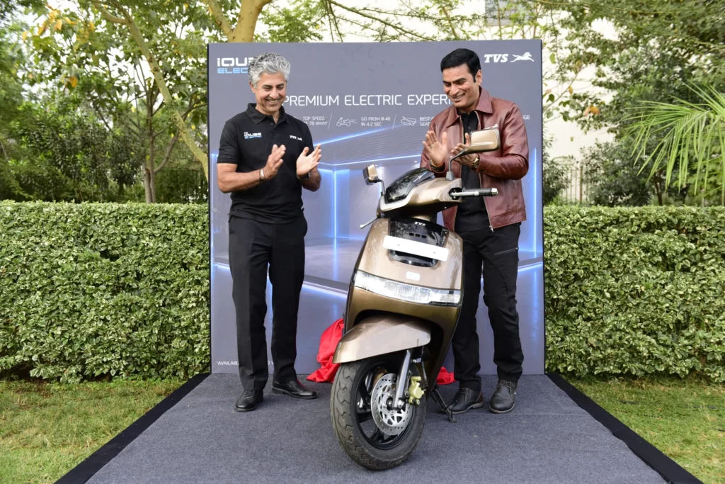 TVS Motor Company has launched its iQube electric scooter in Kenya, the Indian manufacturer's first entry into the African market